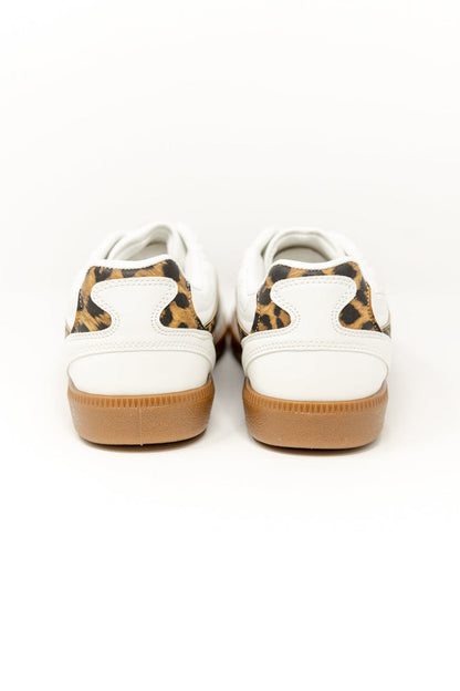Leopard Striped Sneakers
