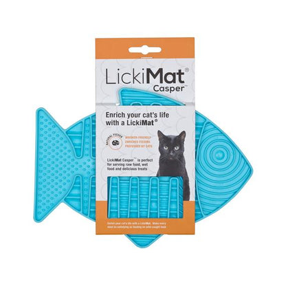 LickiMat Casper for Cats-Turquoise : Casper - Dog.Dog.Cat.