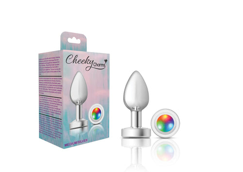 Light Up Silver Metal Plug