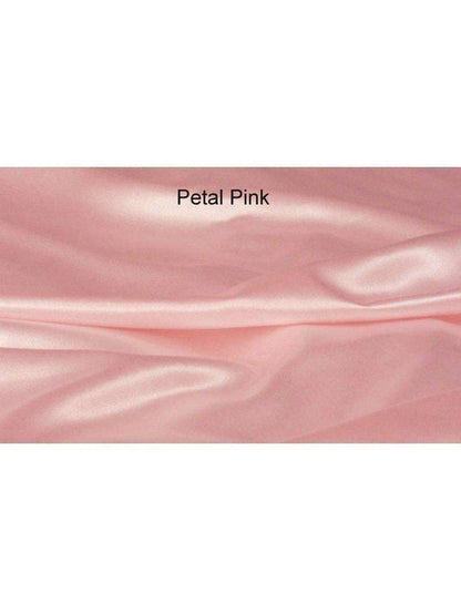SKU1829 FITTED Sheet of Lingerie Satin Petal Pink Queen 9" Satin Boutique