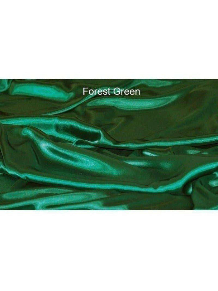 Pure Silk Sheet Set in Forest Green for Queen 8-Inch Deep Mattress - Luxurious Comfort Satin Boutique