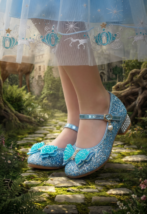 MAGICAL BUTTERFLY SHOE BLUE