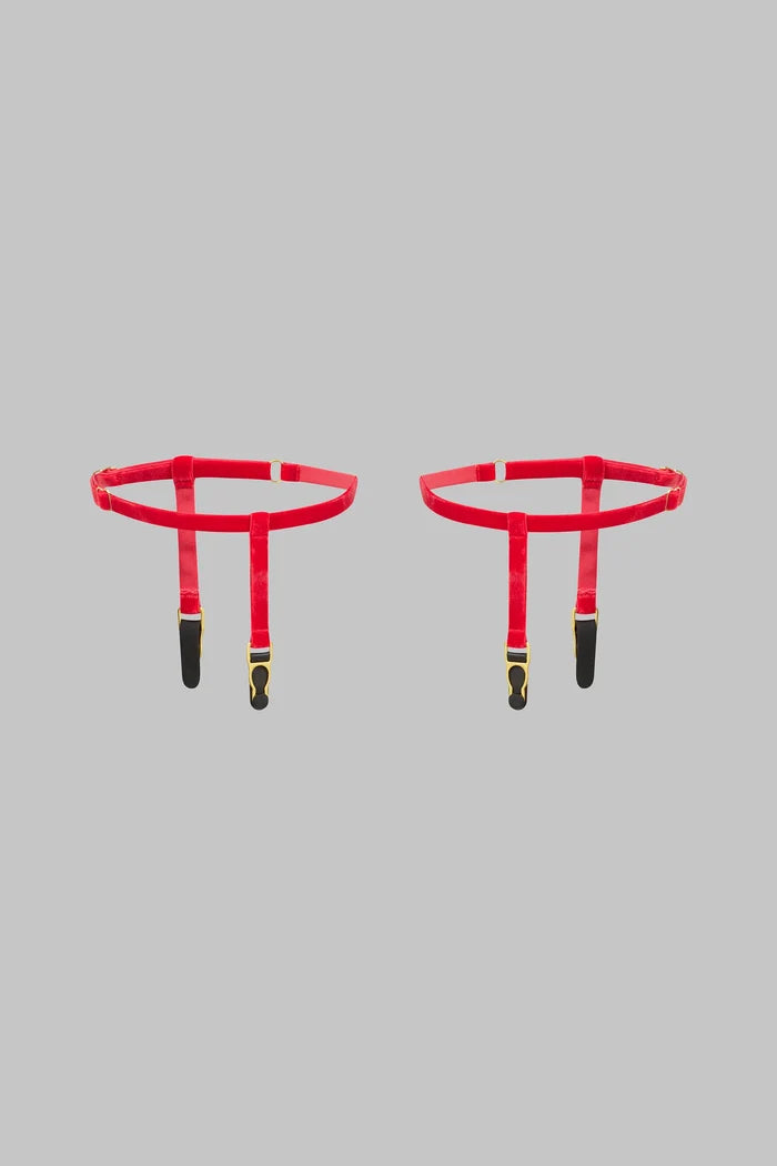 Maison Close Les Fetiches Garter Suspenders Rouge