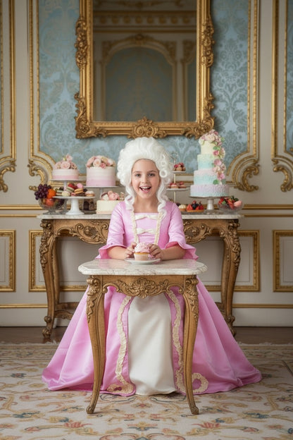 MARIE ANTOINETTE GOWN PINK