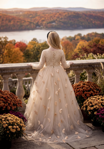 MARIPOSA GOWN CHAMPAGNE