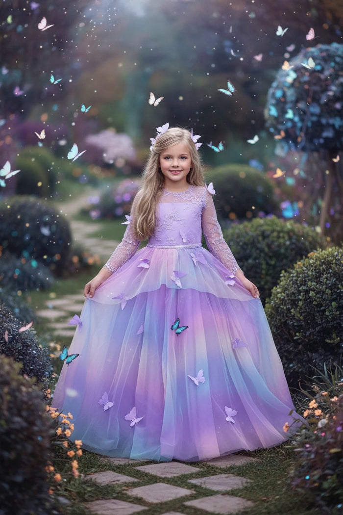 MARIPOSA GOWN WATERCOLORS