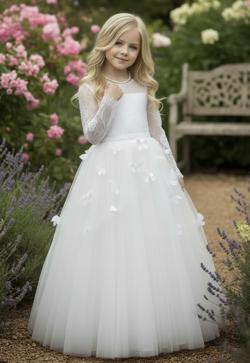 MARIPOSA GOWN WHITE