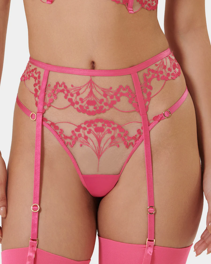 Marisa Suspender Fuschia