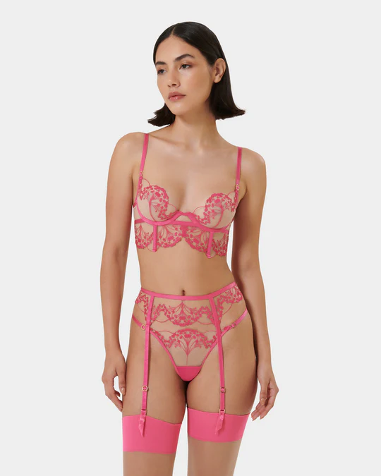 Marisa Suspender Fuschia