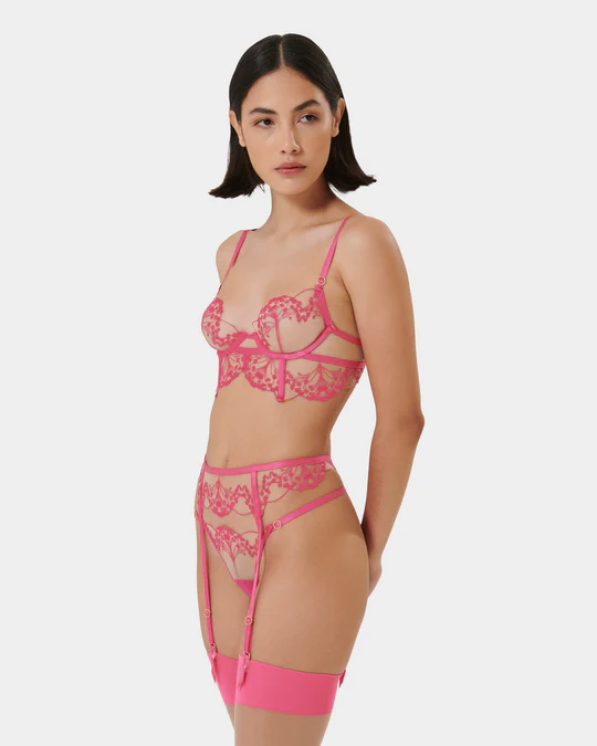 Marisa Suspender Fuschia