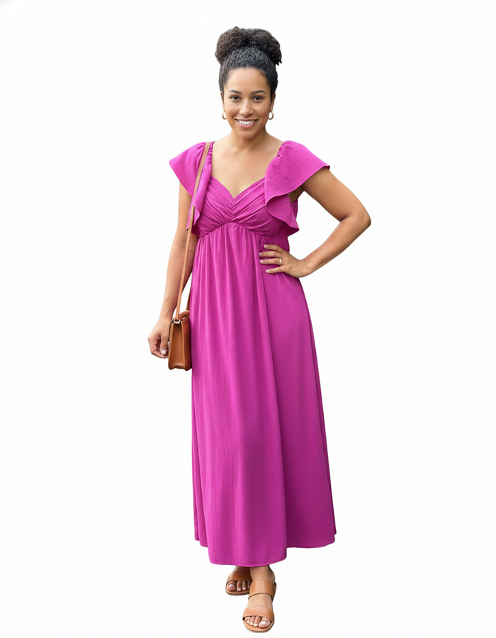 Maxi Crepe Dress
