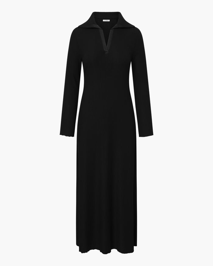 Black Dress - Baciami Maxi Dress