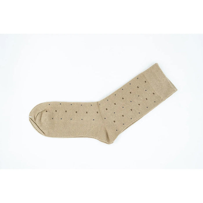 Mens 3 Pairs Beige Crew Comfort Business Premium Men Cotton Socks 6-11 AU Stock Pantsnsox