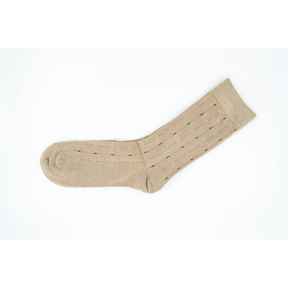 Mens 3 Pairs Beige Crew Comfort Business Premium Men Cotton Socks 6-11 AU Stock Pantsnsox