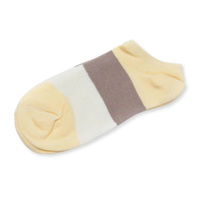 Mens 3 Pairs Low Cut Colour Impact Cotton No Show Socks 6-11 Pantsnsox