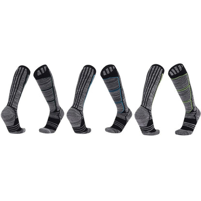 Men's 3 Pairs Winter Outdoor Cushion Ski Socks Pantsnsox
