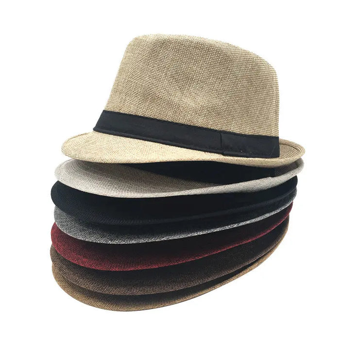 Mens Classic Fedora Hat Short Brim Pantsnsox