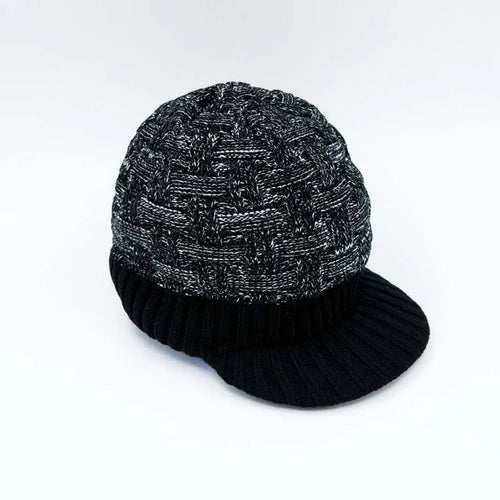 Mens Fashion Knitted Beanies Hats Winter Ladies Unisex Baggy Beret Cap Hat Black Pantsnsox