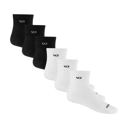 9004 black and white 6 pack bundle image