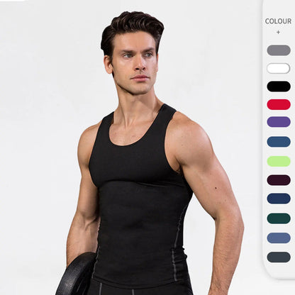 Mens Sleeveless Gym Top Tee - Pantsnsox