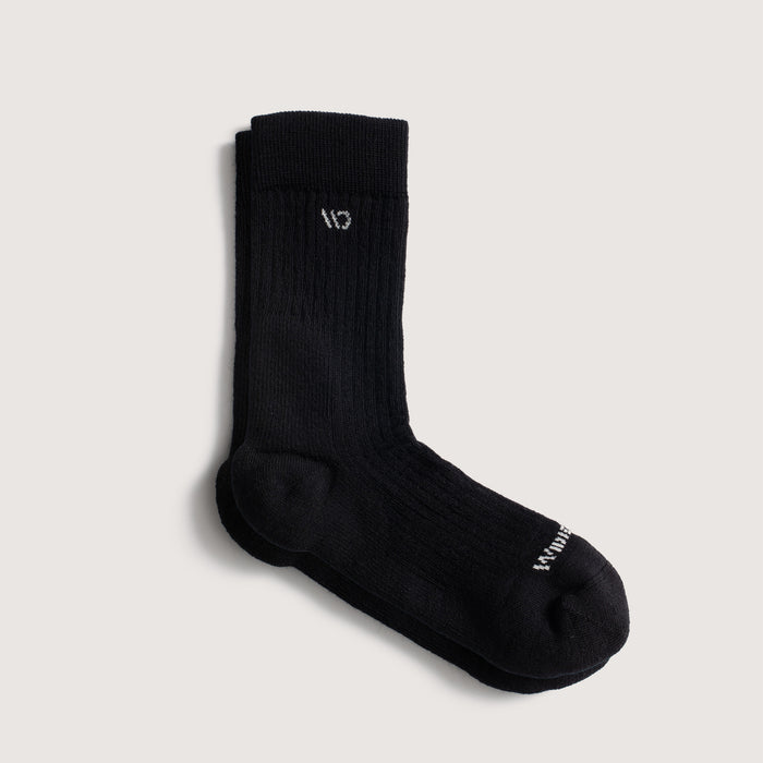 9001 Black, flat image, featuring white logo, with black body