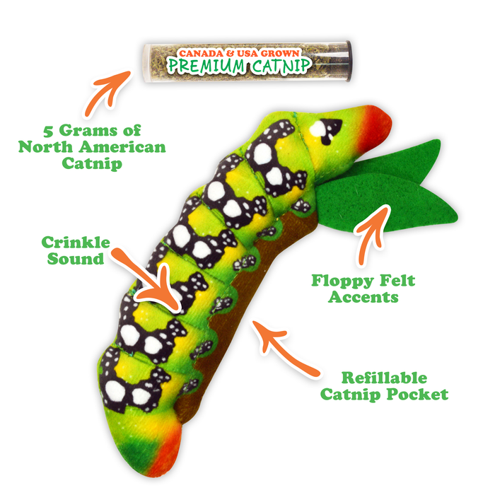 Meowijuana - Get Sprung Refillable Caterpillar - Dog.Dog.Cat.