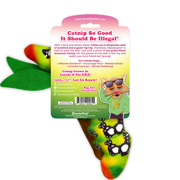 Meowijuana - Get Sprung Refillable Caterpillar - Dog.Dog.Cat.