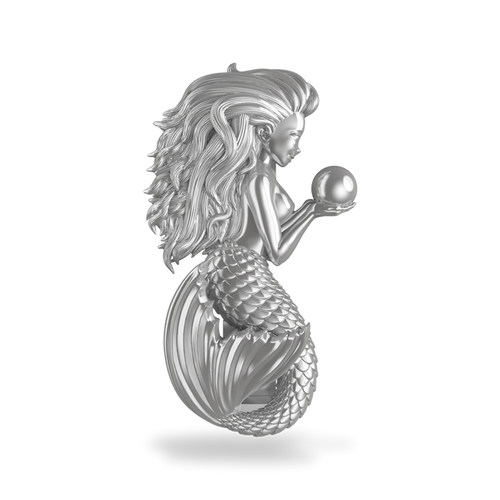 This is a charm that fits ZOX single wristbands, lanyards and hoodie strings only. It is made from stainless steel and is silver in color.  The design is a mermaid from the profile.
