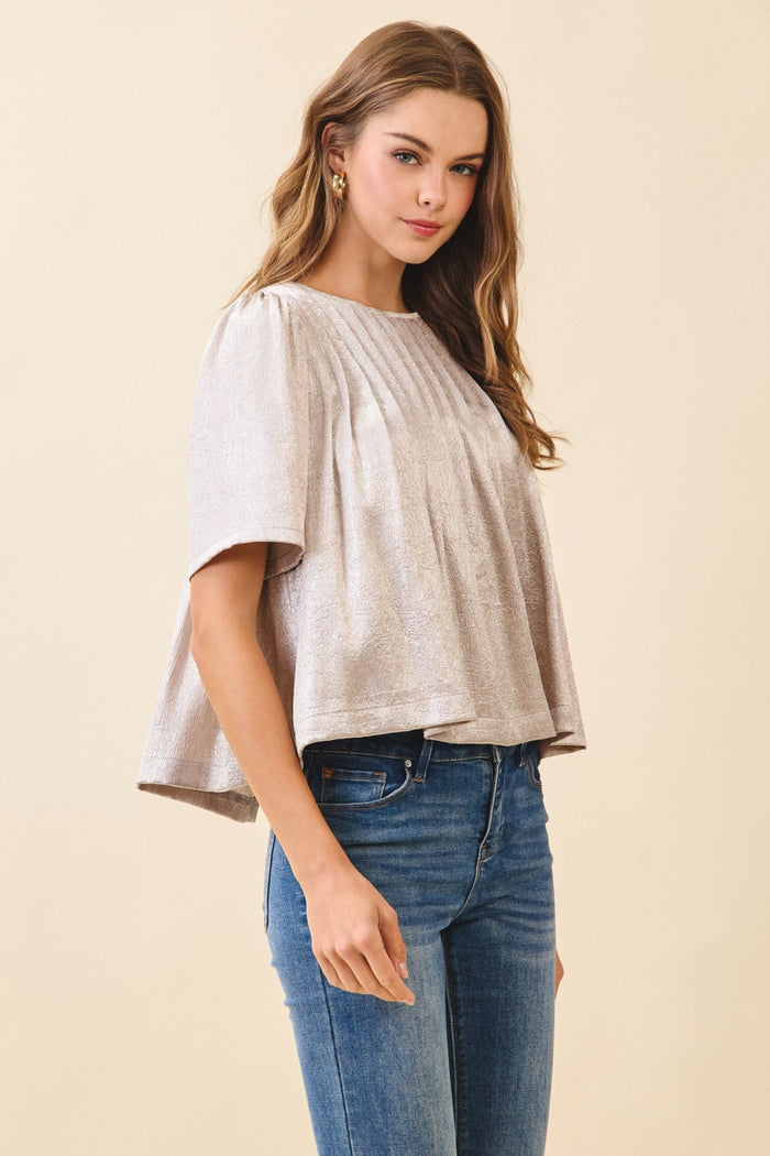 Metallic Muse Top