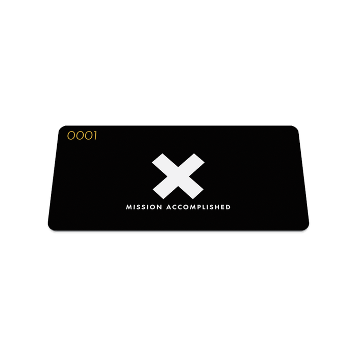 Mission Accomplished-Sold Out - Singles-ZOX - This item is sold out and will not be restocked.