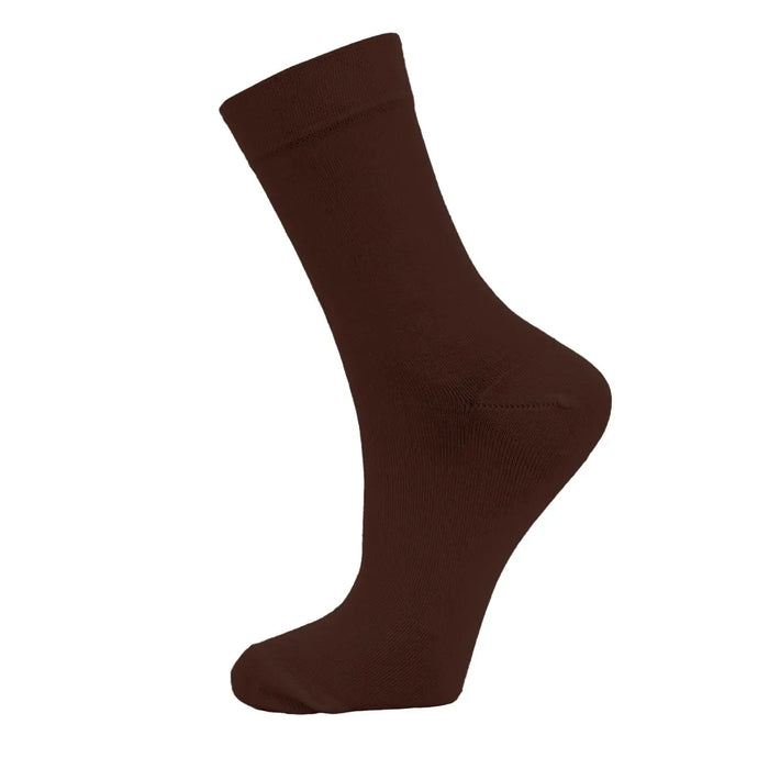 Natural Bamboo Socks 6 Pairs Antibiotic Business Crew Socks for Men and Women Pantsnsox