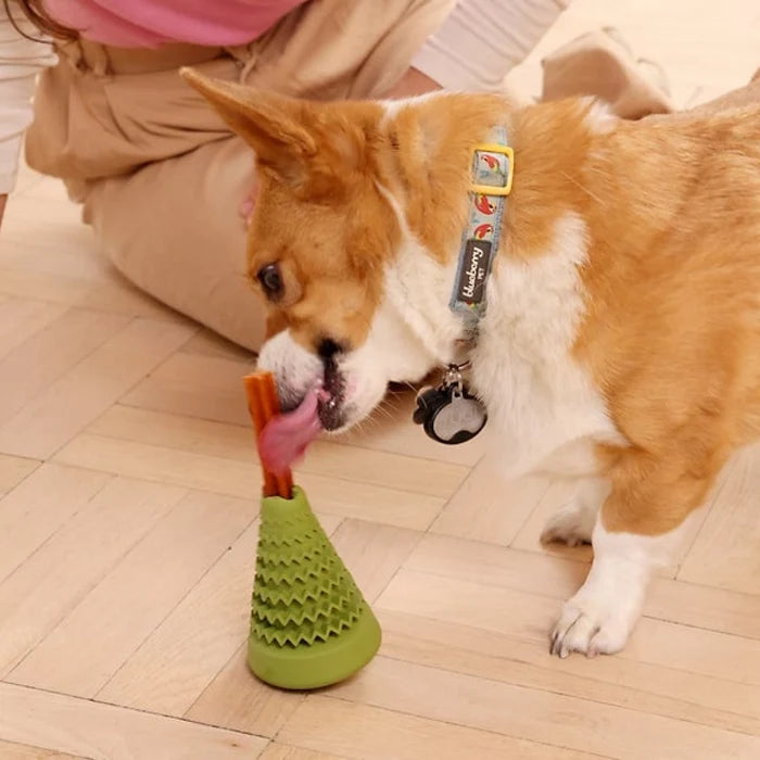 Natural Rubber Evergreen Tree Reward Dog Toy - Dog.Dog.Cat.