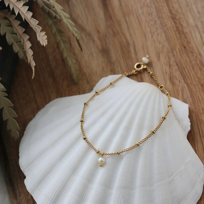 Nature Freshwater Pearl  Bracelet Crushes.