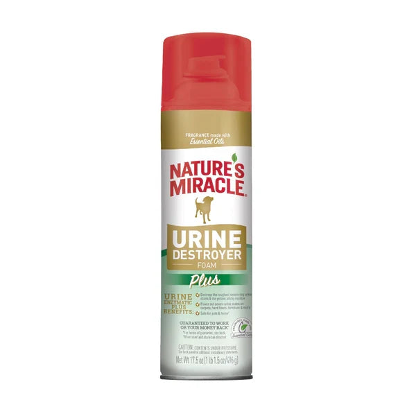 Natures Miracle Urine Destroyer Plus Foam-Dog : 17.5 oz - Dog.Dog.Cat.