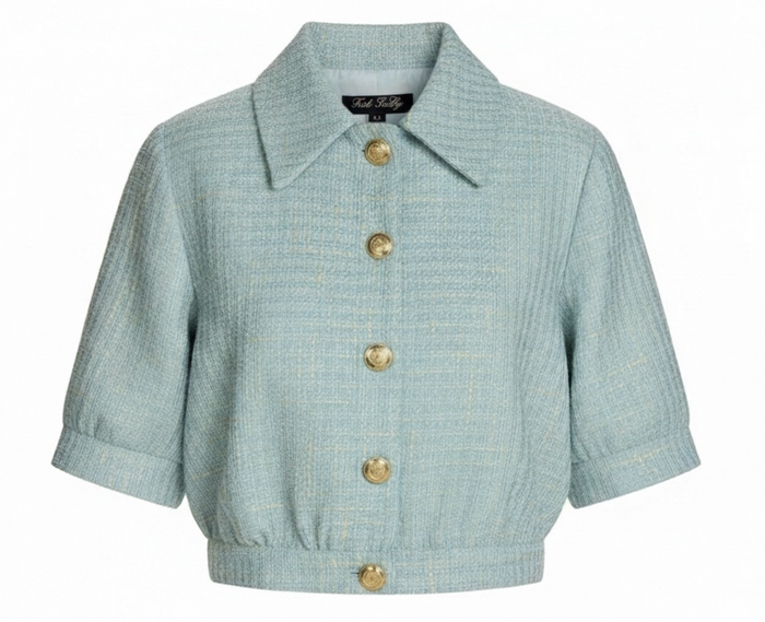 NIKKI CROPPED TWEED JACKET