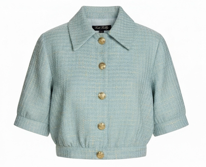 NIKKI CROPPED TWEED JACKET