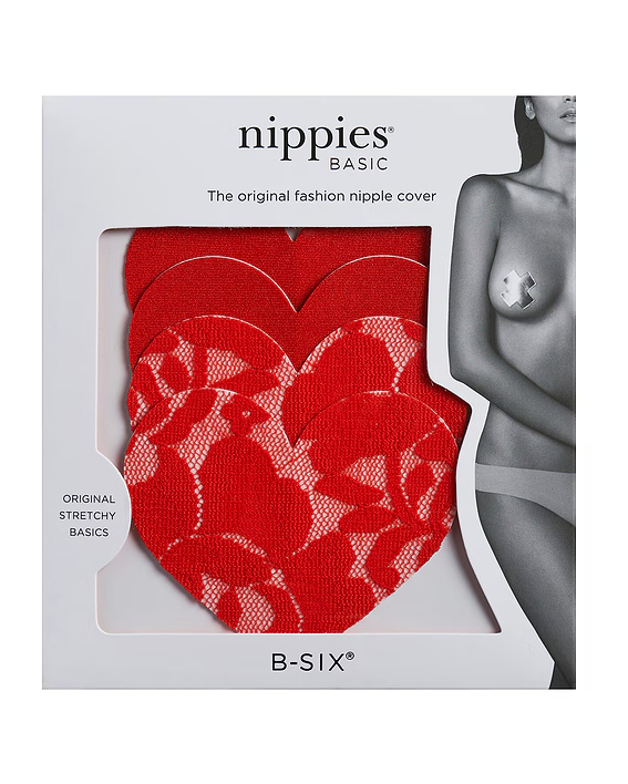 Nippies Red Heart Nipple Covers