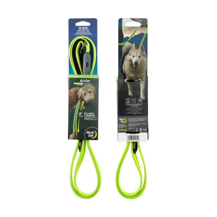 Nite Ize NiteDog Rechargeable LED Leash Red LED - Dog.Dog.Cat.