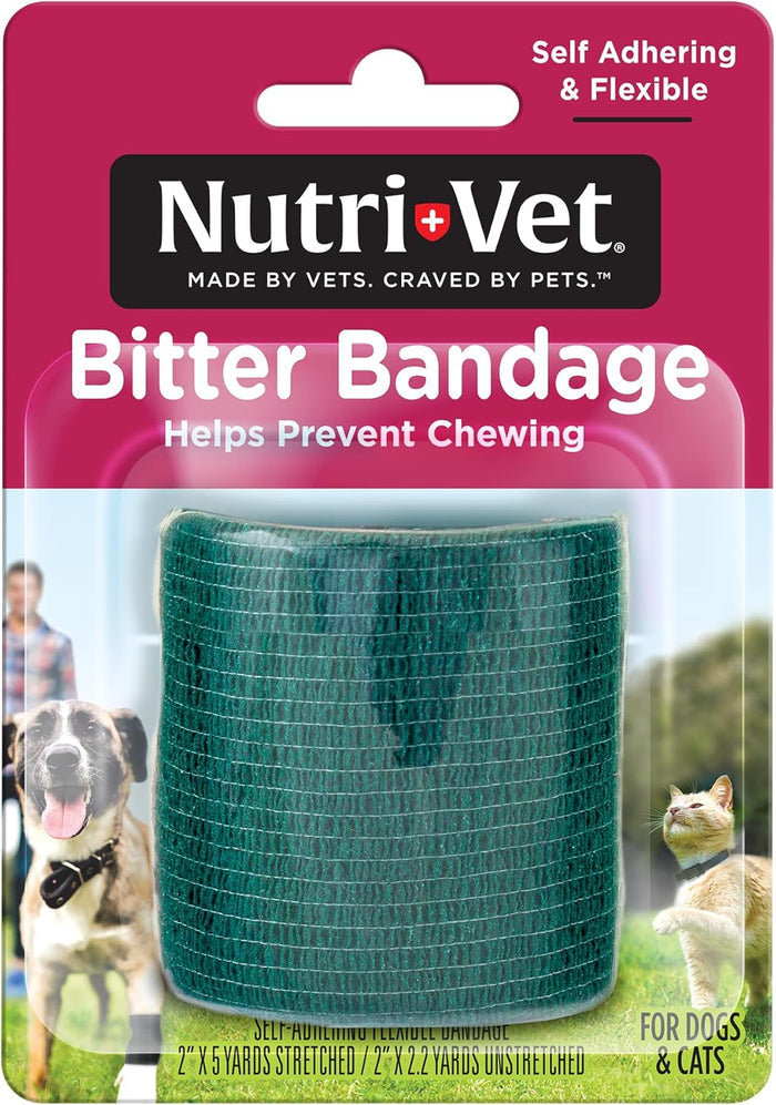 Nutri-Vet 2" Bitter Bandage Dog-1 ct. - Dog.Dog.Cat.