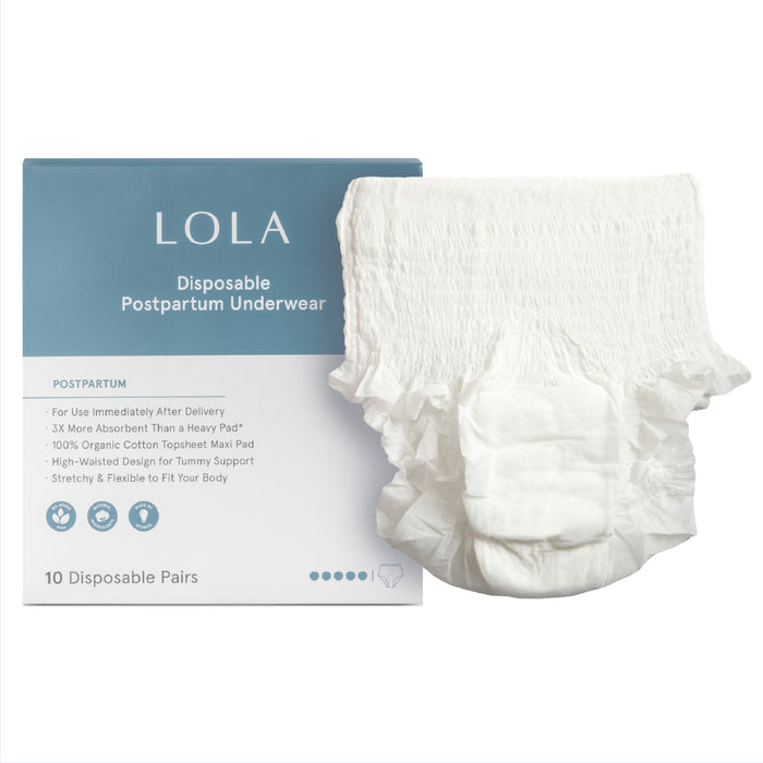 Organic Disposable Postpartum Underwear