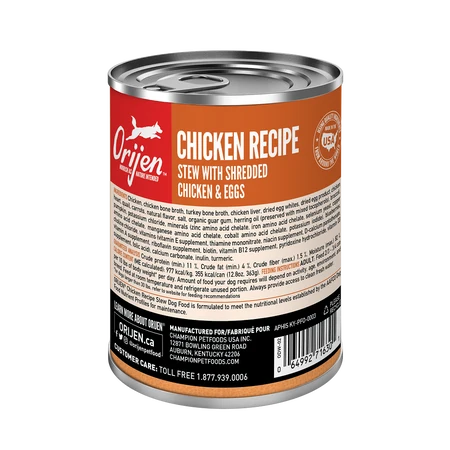 Orijen Canned Dog Food-Chicken Stew : 12.8 oz. - Dog.Dog.Cat.