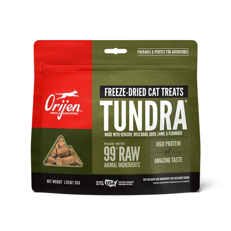 Orijen Freeze Dried Cat Treats-Tundra : 1.25 oz - Dog.Dog.Cat.