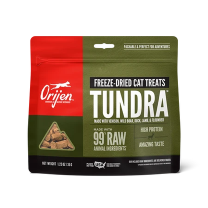 Orijen Freeze Dried Cat Treats-Tundra : 1.25 oz - Dog.Dog.Cat.