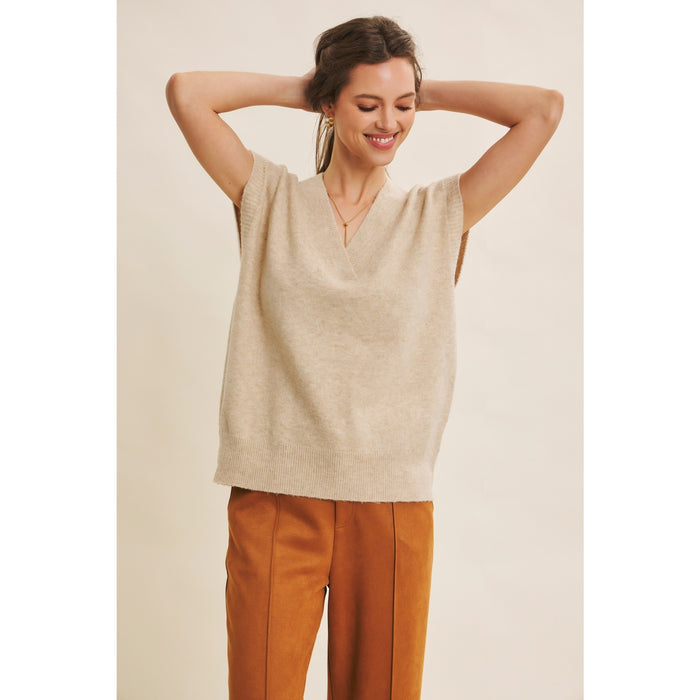Oversized Sweater Vest