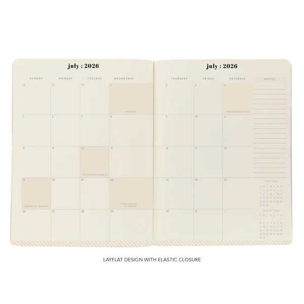 Peanuts 18-Month Monthly Planner