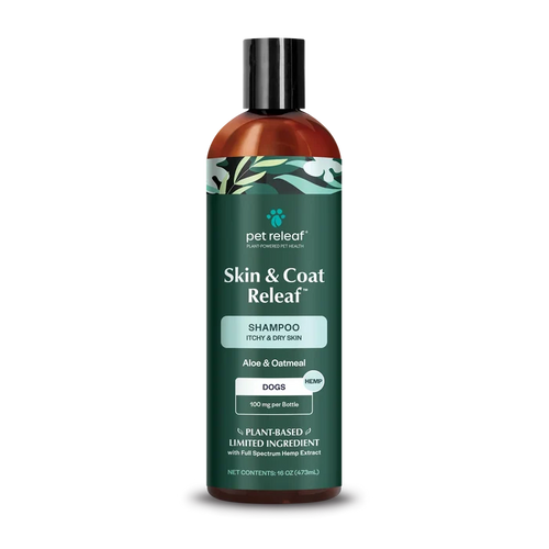 Pet Releaf Shampoo-Dry Skin : 16 oz - Dog.Dog.Cat.