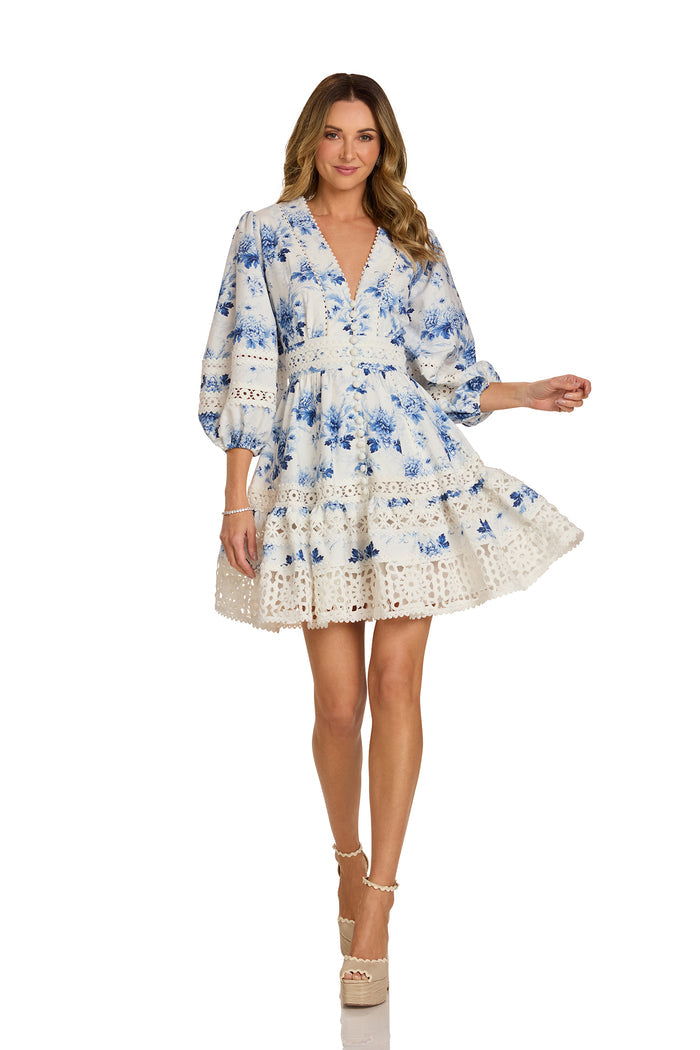 PIERO MINI DRESS FLORAL
