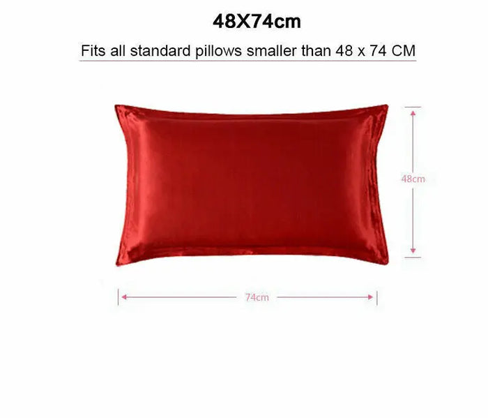 Pillowcase 100% Nature Silk Anti Ageing Wrinkles Mulberry Silk Pillow Case Blue White PUEE