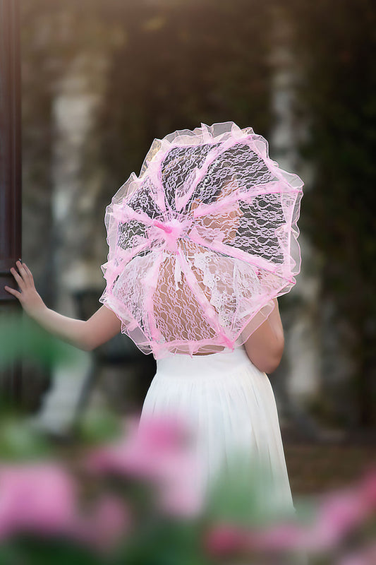 PIPER LACE PARASOL PINK