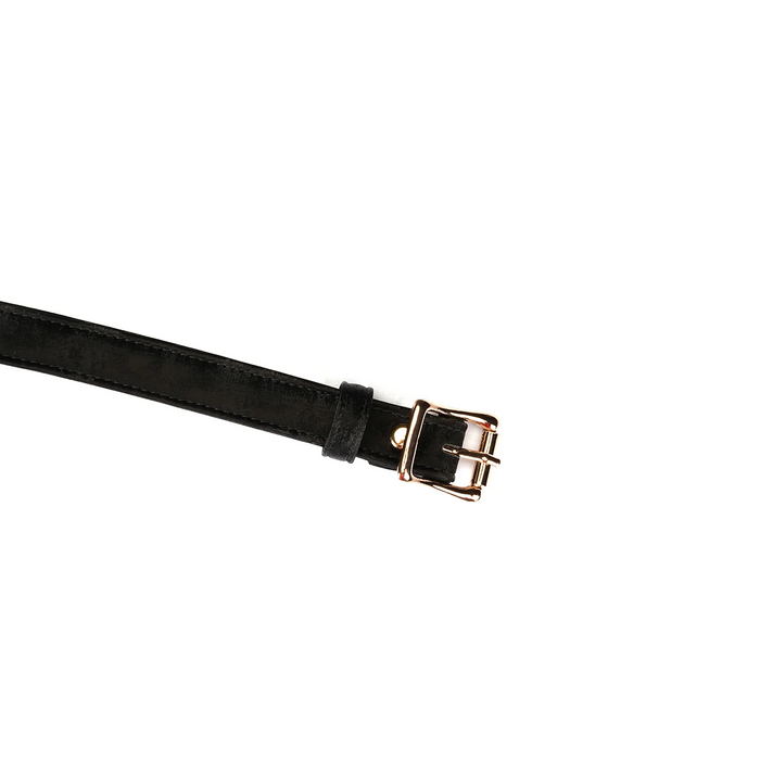 Plush Velour Black Blindfold